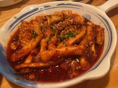 泡菜炒鱿鱼-쌍화점 霜花店·朝鲜族料理(徐家汇店)