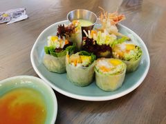 虎虾香芒米纸卷·榴莲汁-CHINCHIN 青青·泰国料理(万象食家店)