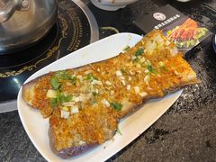 烤蒜香茄子-老何太太鹤岗小串·团建聚餐(龙华店)