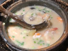 鲜虾干贝粥-潮十三潮汕砂锅粥(高新四路大都荟店)