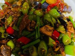 茄子肉丁小公鸡双拼拌面-文三里屯面馆(三里屯店)
