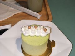 抹茶红豆蛋糕-sugarman espresso素饮糖人高新咖啡工厂