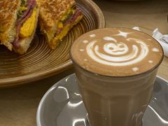 flat&nbsp;white&nbsp;咖啡-blend咖啡部落(车公庙店)