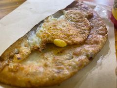 鸡蛋葱肉煎饼-王记生烫牛杂面馆(兰陵路店)