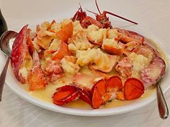 芝士牛油焗龙虾伊面-金鮀岛潮州酒家