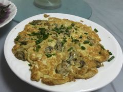 牡蛎炒土鸡蛋-雁荡农庄