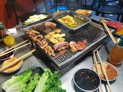 -胡四哥特色火盆烧烤(一分店)