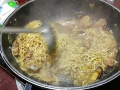 最后煮华丰面充饥-友德福.老字号粤菜.广州地标融合美食(荔湾路店)