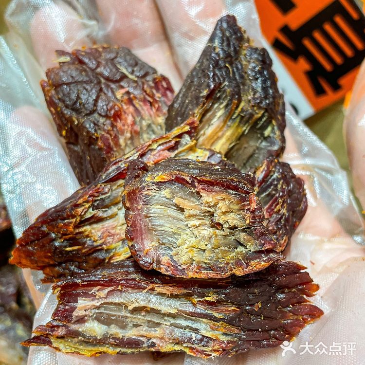 大连西安路小吃街里的这家牛肉干超好吃