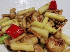 烧汁白玉菇炒带子-尚一汤 广东炖汤(金桥国际店)