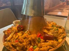 子姜蛙锅-老佛爷铜炉蛙锅(海岸城店)