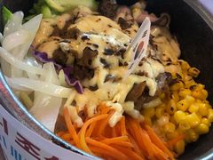 拉丝奶酪肥牛石锅拌饭-Meet Sun韩式大排档(五一广场7MALL店)