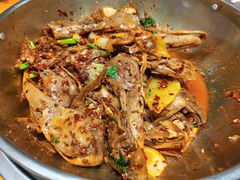 主打的干锅鸭头-安诚居干锅鸭头(八角店)