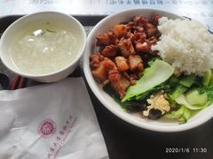 油菜鸡蛋木耳-北大学一食堂