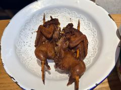 炸鹌鹑（辣）-柴爿巷·香酥鸡&馄饨(复兴中路店)