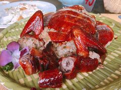 失传菜脆皮糯米鸡-水乡人家私房菜(逢简店)