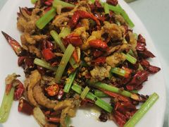 干煸鱿鱼须-陈傻子餐厅(世纪都会店)