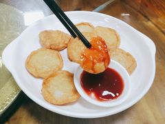 香煎墨鱼饼-田源农家饭店·窑鸡王·海鲜(东部湾·融创店)