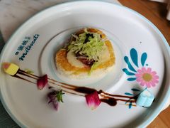 法式香煎鹅肝(客)-蜜桃花开·中西融合菜E&W(南长街店)