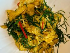 沙葱炒鸡蛋-青海名吃尕张娃非遗烤肉(海湖总店)