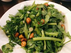 老醋果仁拌茼蒿-来顺成饭庄