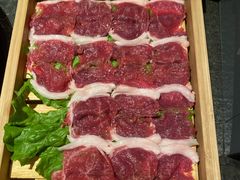 现切鲜羊上脑-老墙根涮肉·铜锅·烧烤(欢乐谷·王四营店)