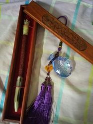 -凤鸣笔庄婴儿满月理发胎毛笔制作