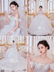 点击看大图 -艾拉·女王婚纱礼服馆