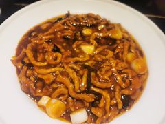 鱼香锅巴肉丝-刘胖子家常菜·蹄花焖藕(兴业店)