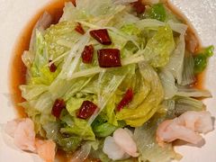 虾仁白灼西生菜-奉天小馆·非遗东北菜(济南万象城店)