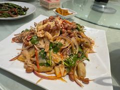 七彩捞起手撕鸡-鹅掂·大岭山烧鹅