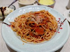 茄汁培根意面-蘑菇餐厅(小火瓦巷店)