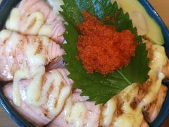 火焰三文鱼饭-村上一屋·亚洲菜融合小馆(南楼店)
