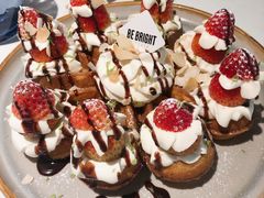 草莓忌廉华夫饼-BE BRIGHT KITCHEN(正佳广场店)