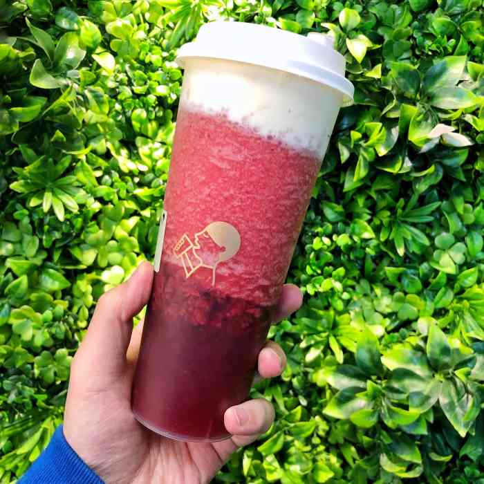 喜茶(king88广场go店)-"芝芝桃桃,无糖,带点咸的奶盖,不是很厚重.