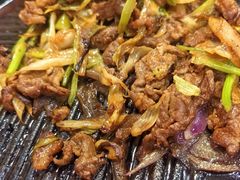 葱爆羊肉-京天红酒家(虎坊路店)