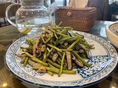 野芦蒿根炒香干肉丝-广迎居老正兴菜馆