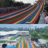 户外乐园滑梯大合集，秋天遛娃必选