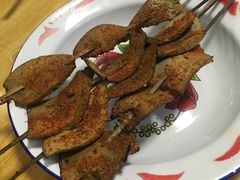 烤羊肝-老钟家烤羊排·敦伊阁清真餐厅胡羊焖饼