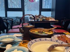 鸭血粉丝汤。-古都历食南京菜·烤鸭·鸭血粉丝·汤包(南京博物院店)