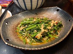 酸笋炒空心菜-浩海火燒雲傣家菜(静安芮欧店)