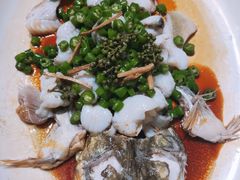 鲜花椒蒸桂花鲈-红星光发煲仔饭(文海店)