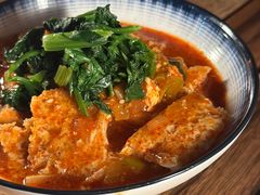 特色菠菜面筋-22号传承新疆菜·柴窝堡辣子鸡