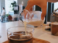 黑砖拿铁-dotcom coffee古点咖啡(致真大厦店)