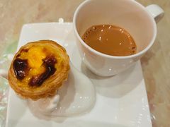 奶茶配蛋挞-8餐厅(新葡京酒店)