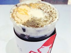 芝麻汤圆豆豆茶-喜茶(上海五角场万达店)
