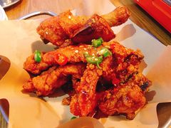甜辣味半鸡-富乐满韩国正宗炸鸡韩国料理(虹泉路店)