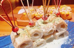 Creamy Bamboo Wheel Bake