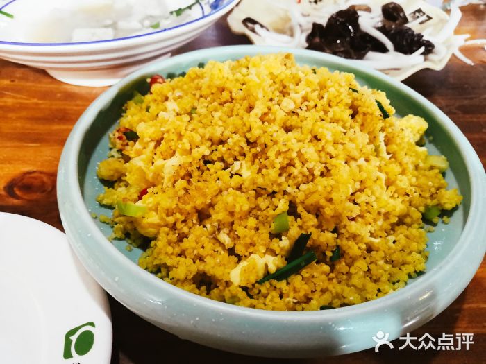 雁北印象(静升店)-笨鸡蛋炒小米-菜-笨鸡蛋炒小米图片-灵石县美食