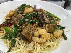 虾爆鳝面-常熟炒浇面馆(蓝旗街店)